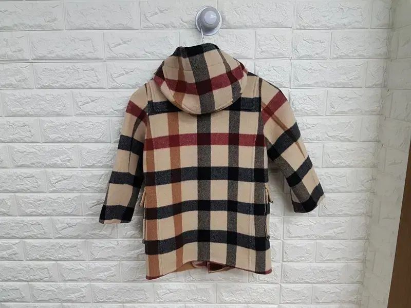  DAKS ウールコート キッズ 110 5 Y CHECK トグルボタン その他 コート