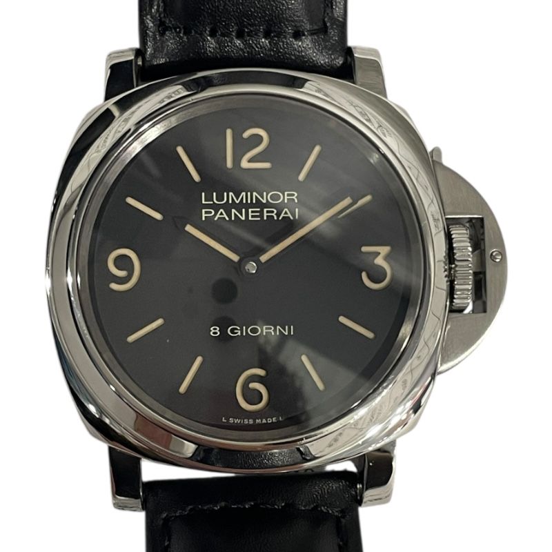 パネライ PANERAI ルミノールベース8デイズ44mm PAM00914 ブラック SS