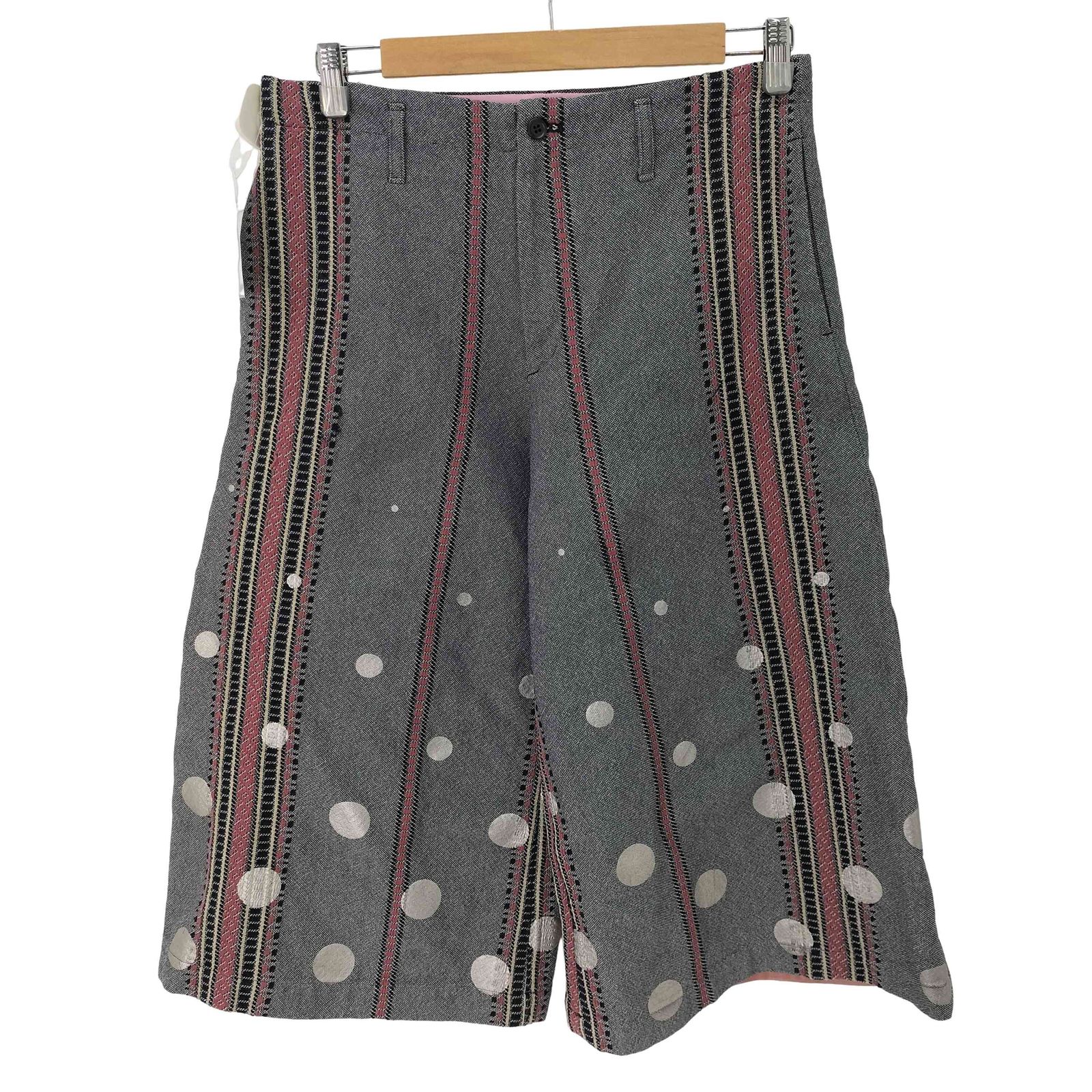 ワイズビスリミ Ys bis LIMI ドット ステッチ ワイドアンクルパンツ レディース JPN S