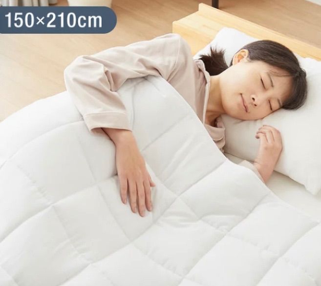 MY251【11月】羽毛布団・冬用掛け布団 ニトリ 加重布団 シングル 150×210 S ウェイトブランケット 4kg 5kg 6kg