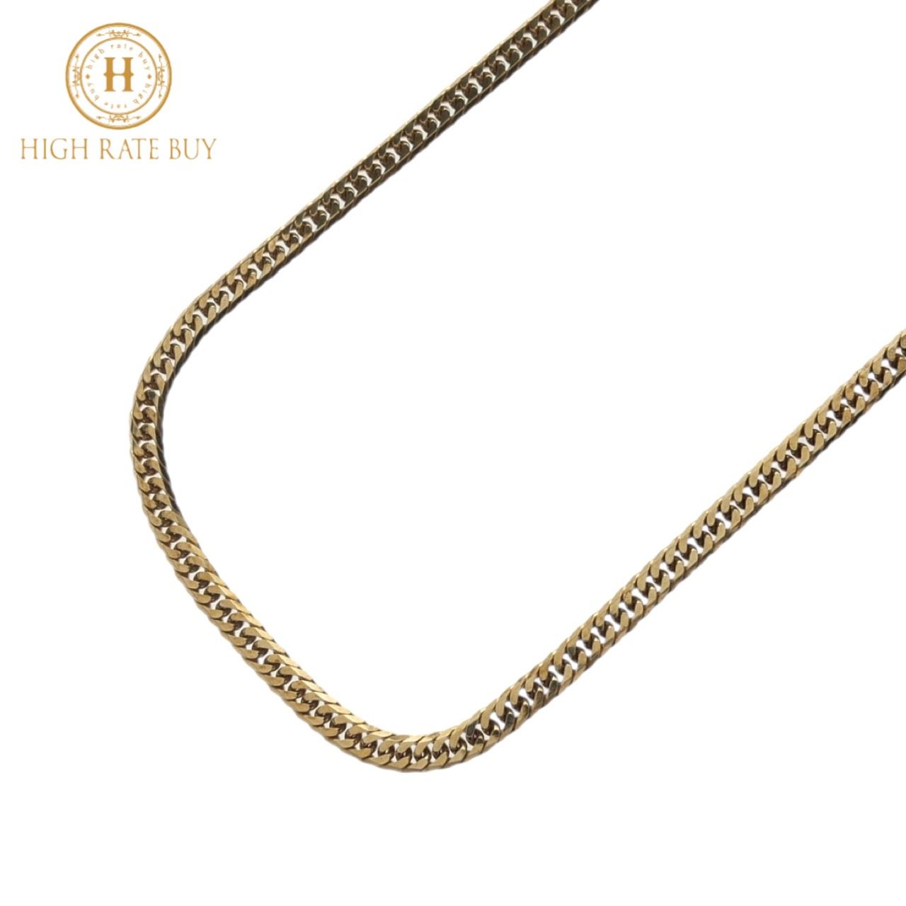 喜平ネックレス K 18 18金 750 6面ダブル 20.3 g 60 cm 3.4 mm キヘイ チェーン 金ネックレス 造幣局検定マーク 20 50 メンズ