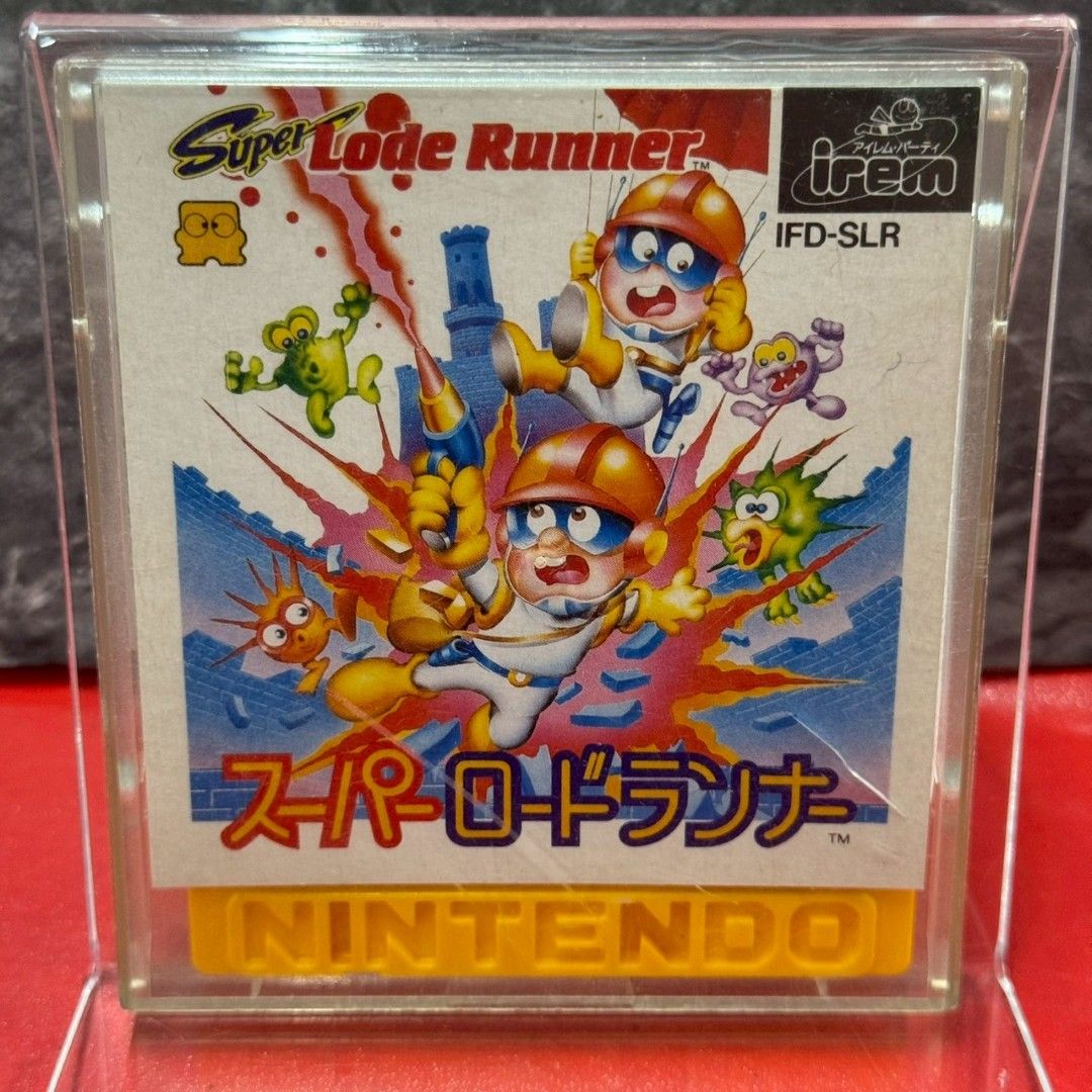 ○スーパーロードランナー ファミコンソフト ディスクシステム 任天堂
