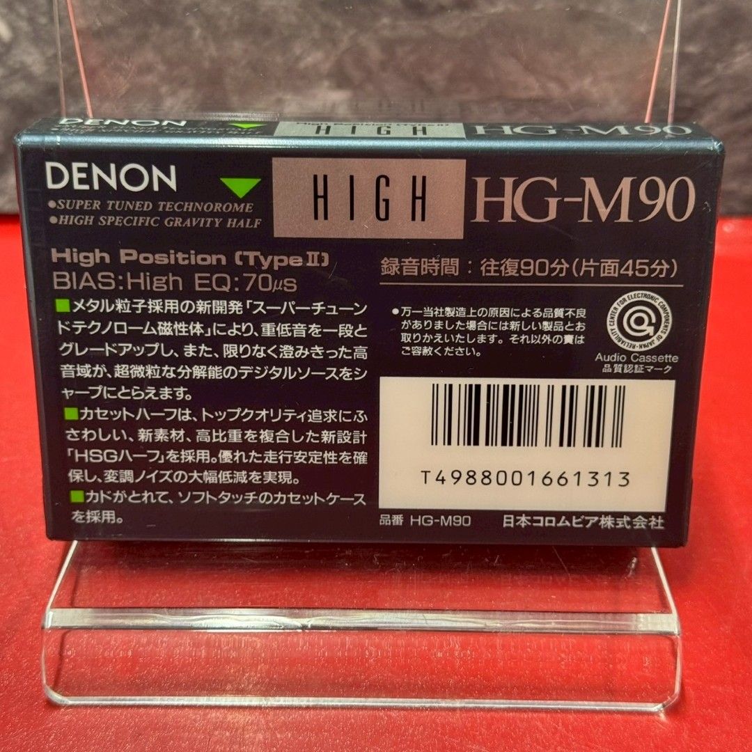 DENON HG M 90 ハイポジション Type 2 カセットテープ
