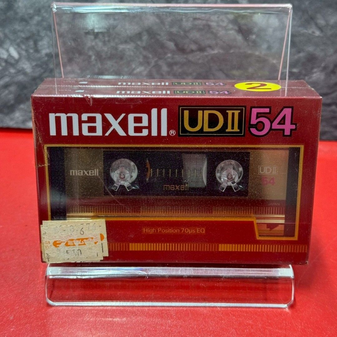 □未使用 maxell UDⅡ 54分 カセットテープ ハイポジション 2個セット