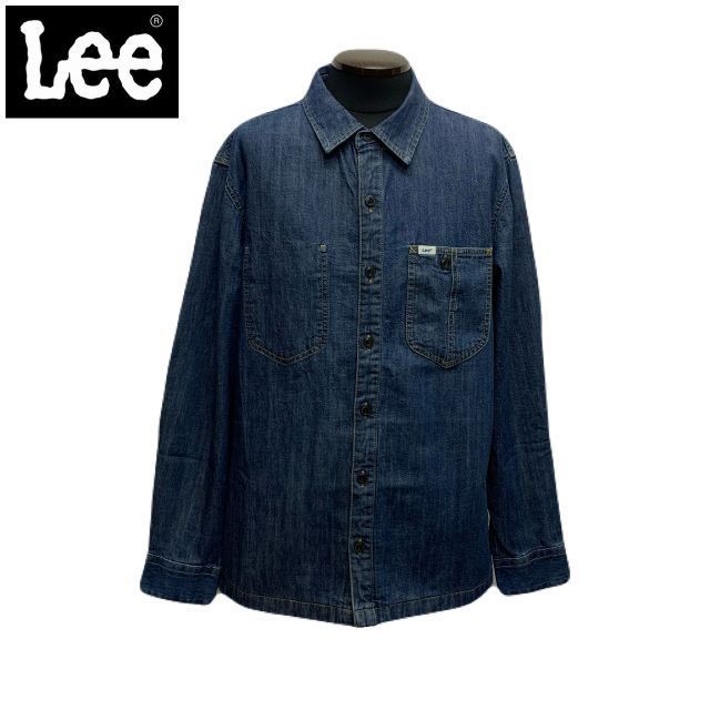 Lee リー ワークウエア デニム シャツジャケット カバーオール アメカジ ハンドウォーマーポケット ネコ目ボタン スクエアカット 1739