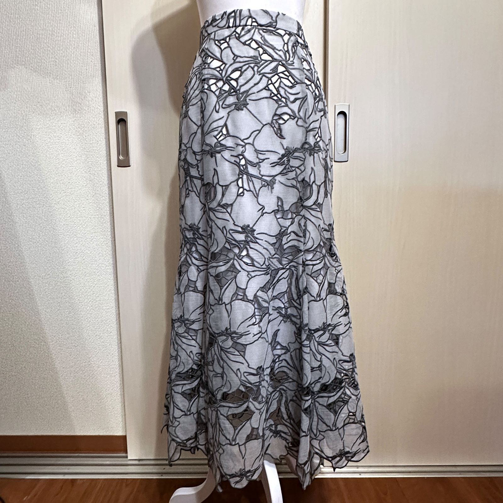 SNIDEL スカート グレー サイズ0 直しあり HR 0790