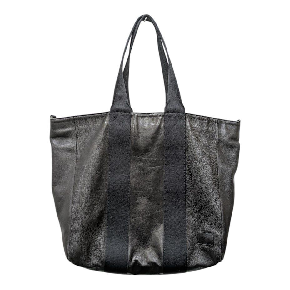 PORTER BASE 2 WAY TOTE BAG ポーター ベース トートバッグ ショルダーバッグ 吉田カバン レザー ブラック