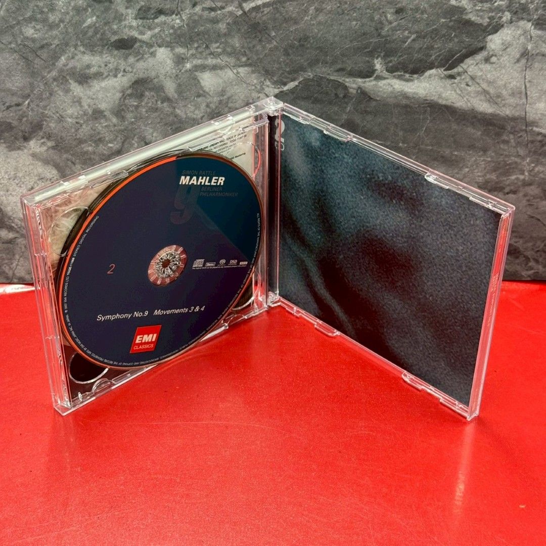 ○サイモン・ラトル / マーラー：交響曲第9番 限定版 クラシックCD 帯