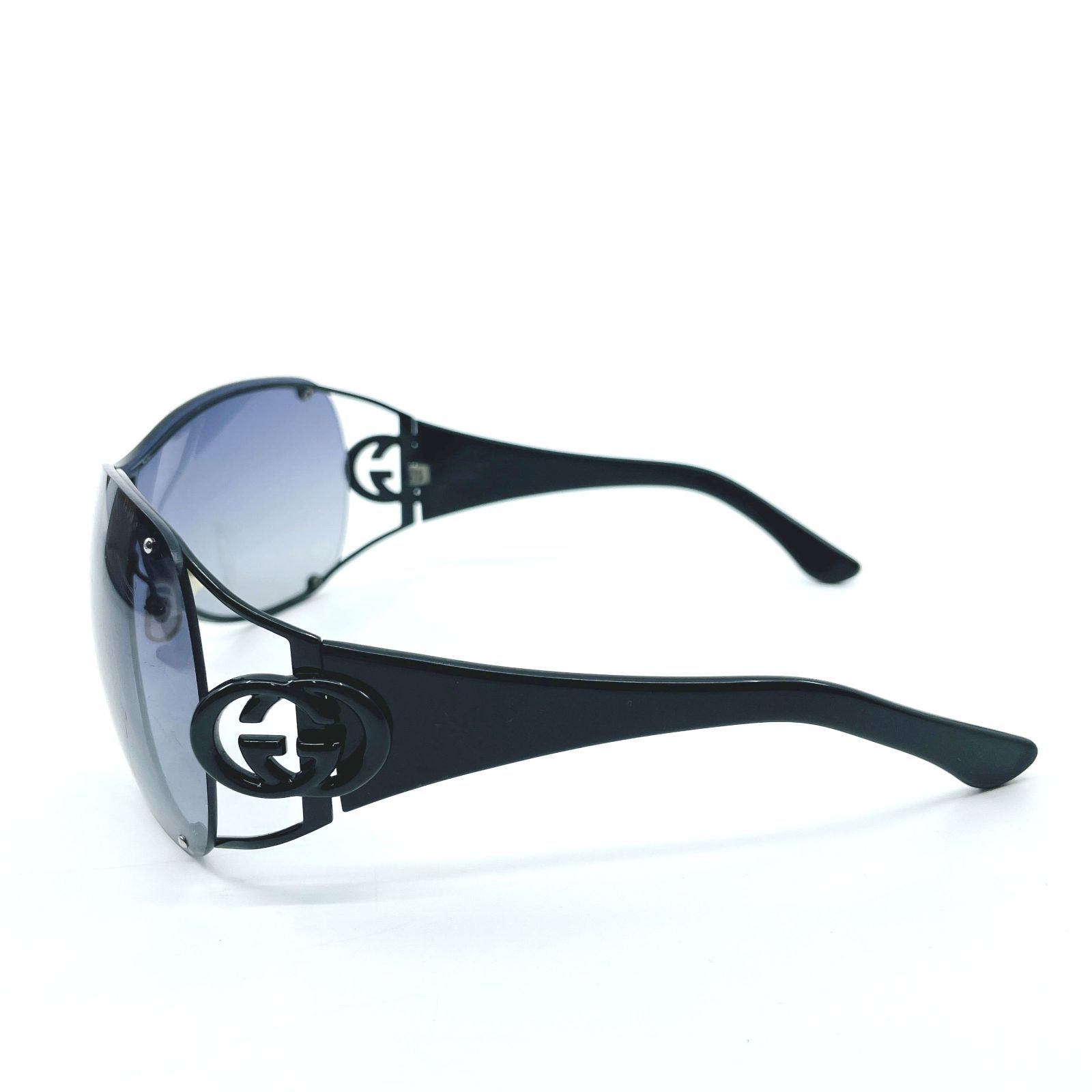 GUCCI グッチ GG インターロッキング サングラス ブラックフレーム 黒