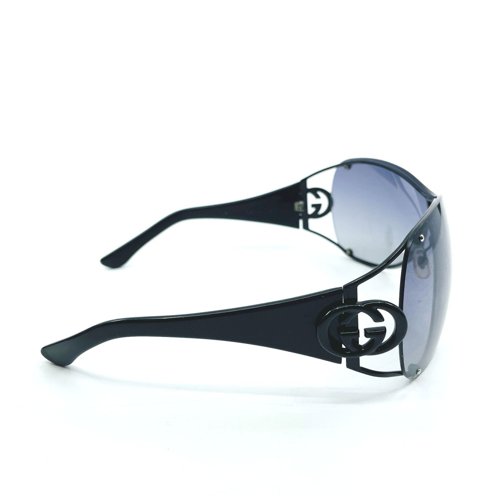 GUCCI グッチ GG インターロッキング サングラス ブラックフレーム 黒