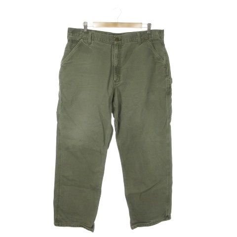 カーハート carhartt ワークパンツ ペインター 40×32 緑 グリーン
