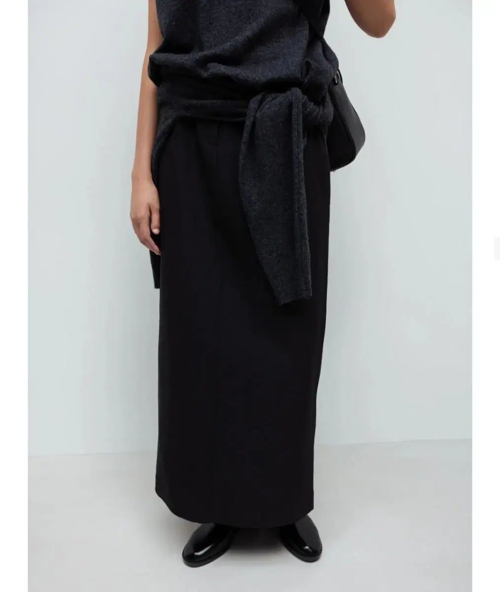 ncssry ネセサリー Classic H-LINE マキシ スカート ブラック S