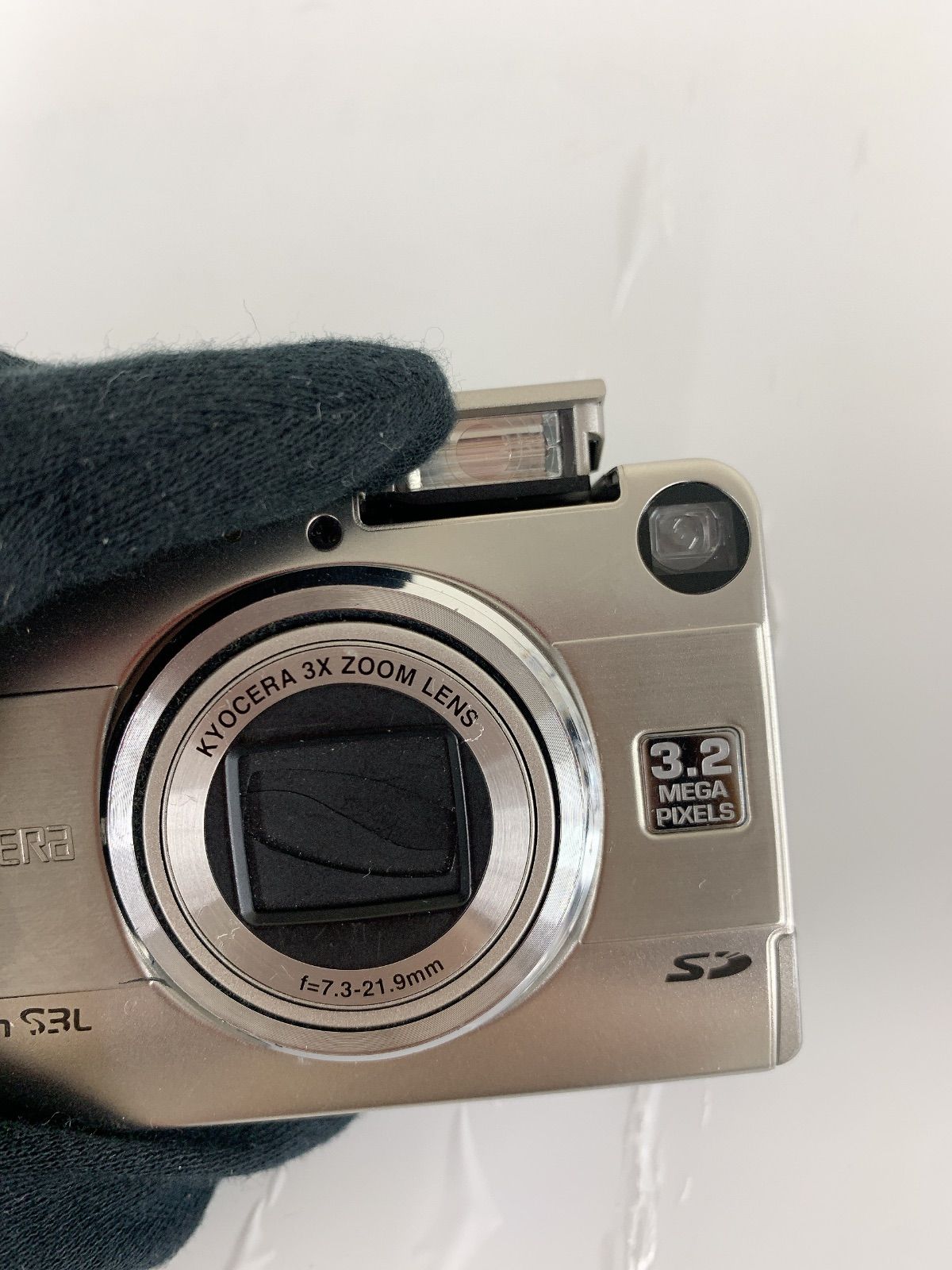 3【通電未確認】KYOCERA キョーセラ Finecam S5 デジタルカメラ