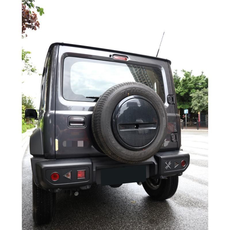 【送料無料】スズキ ジムニー JIMNY JB64/JB74 2019年～ 3ドア/5ドア対応 テールランプカバー 尾灯ガーニッシュ 黒色 ...