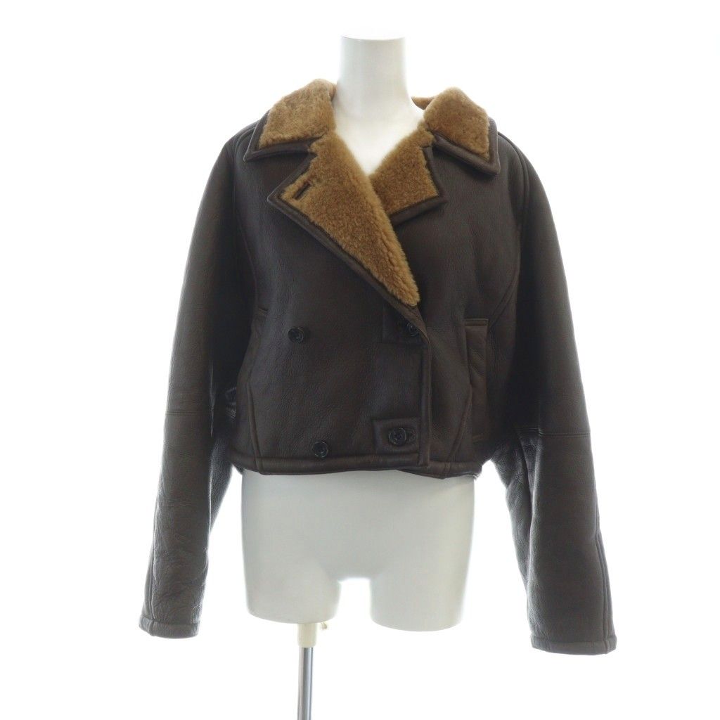 ロートレアモン LAUTREAMONT レザージャケット ダブル 長袖 ショート