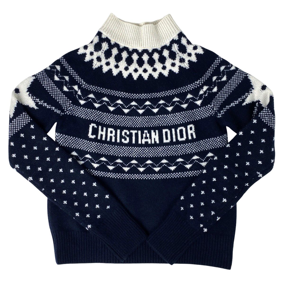 在庫一掃】 クリスチャンディオール Christian Dior ロゴ ハイネック