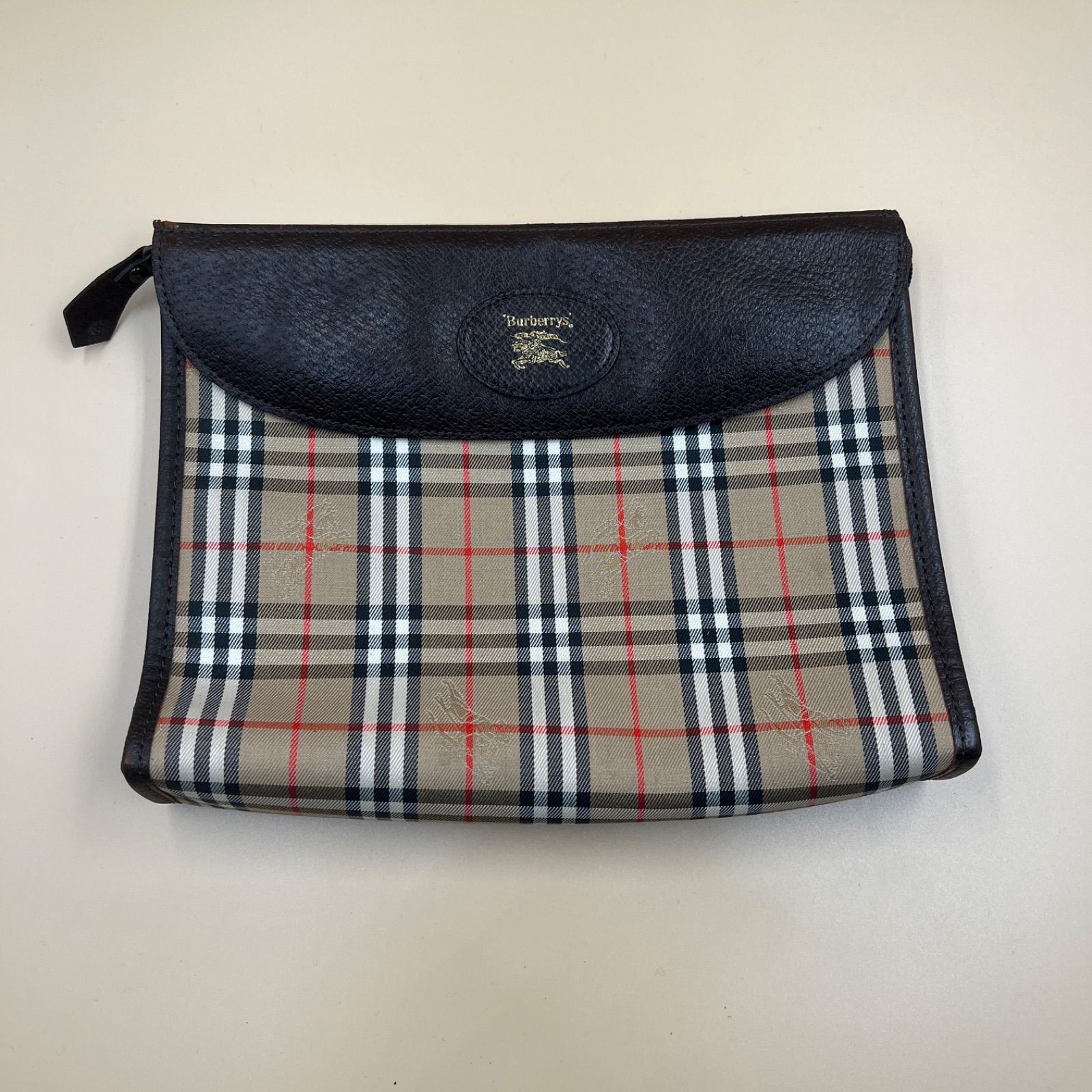 Burberrys バーバリー クラッチバッグ セカンドバッグ ノバチェック