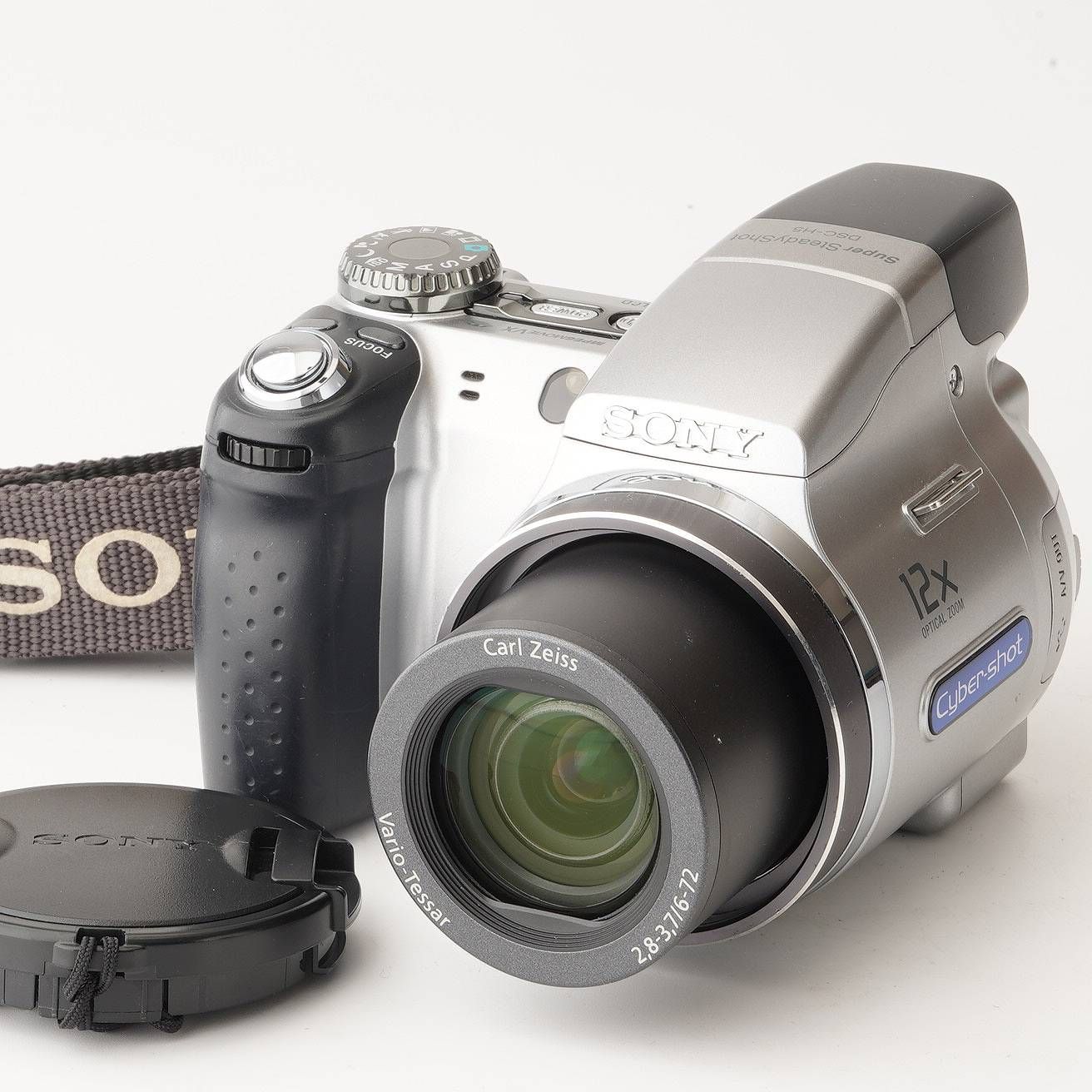 ソニー Sony Cyber shot DSC H 5 シルバー 12 x 光学ズーム