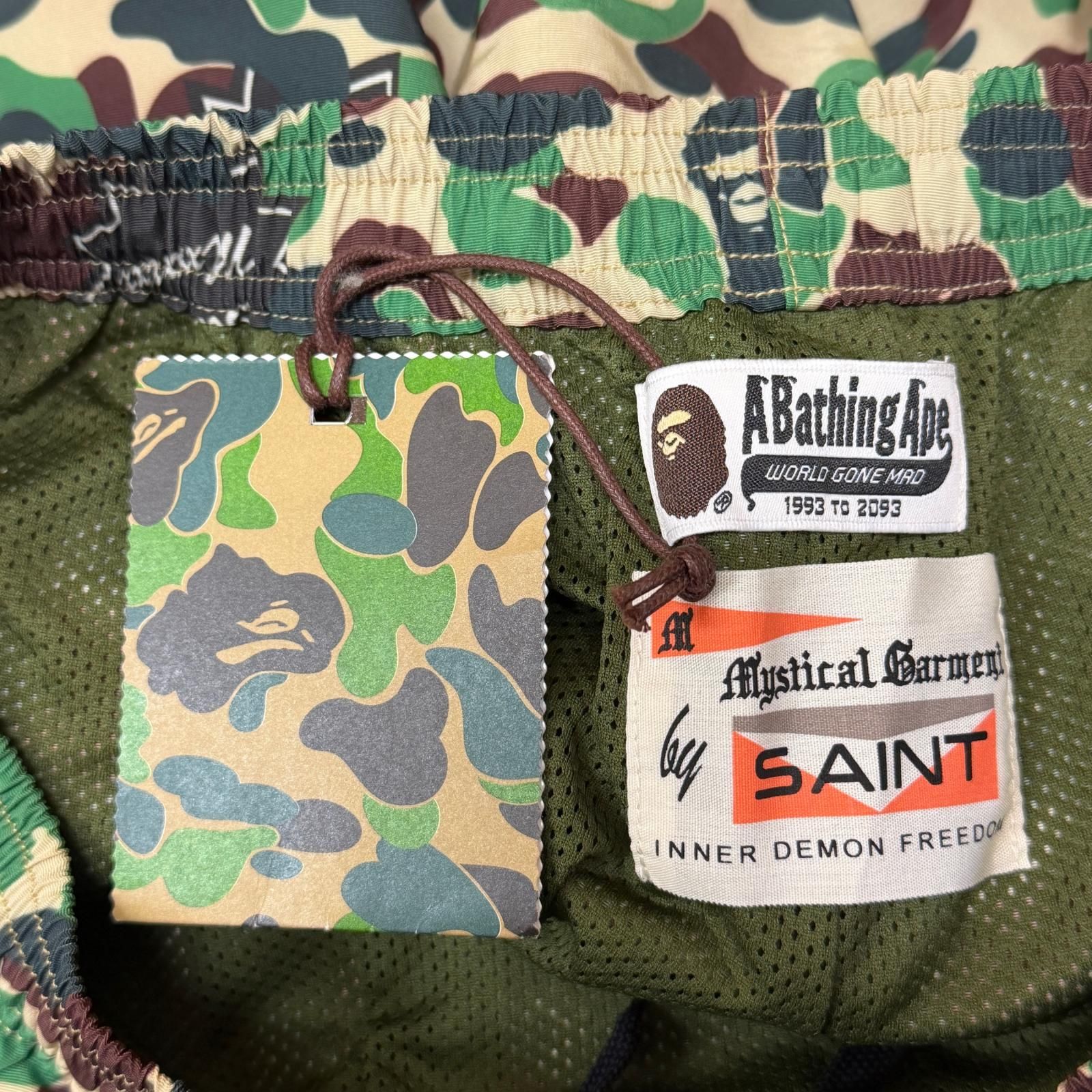 参考上代82500円 未使用 SAINT MICHAEL × A BATHING APE 24SS TRACK