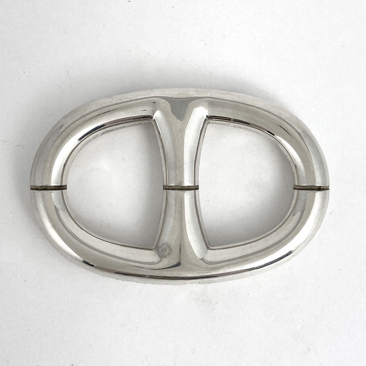 在庫一掃 エルメス HERMES シェーヌダンクル スカーフリング スカーフ留め シルバーメッキ シルバー レディース