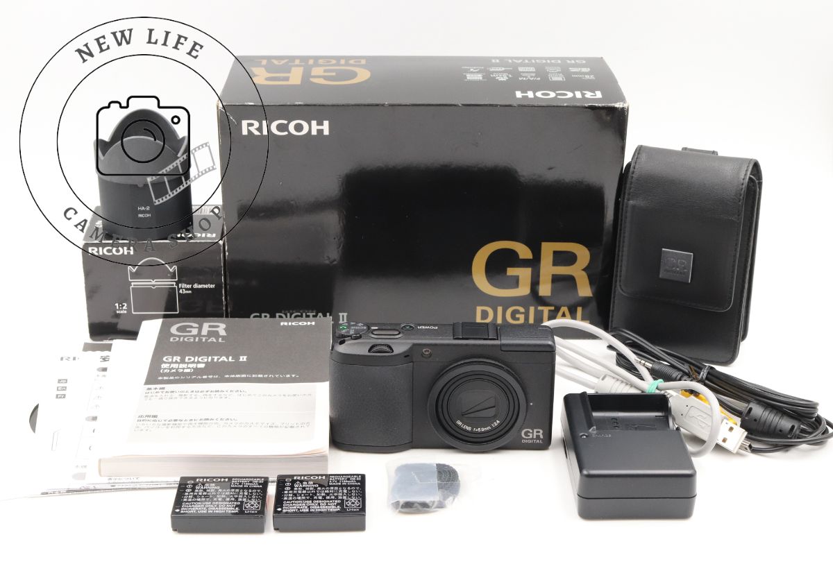 シャッター回数 111回 極上品☆RICOH リコー GR DIGITAL II コンパクト