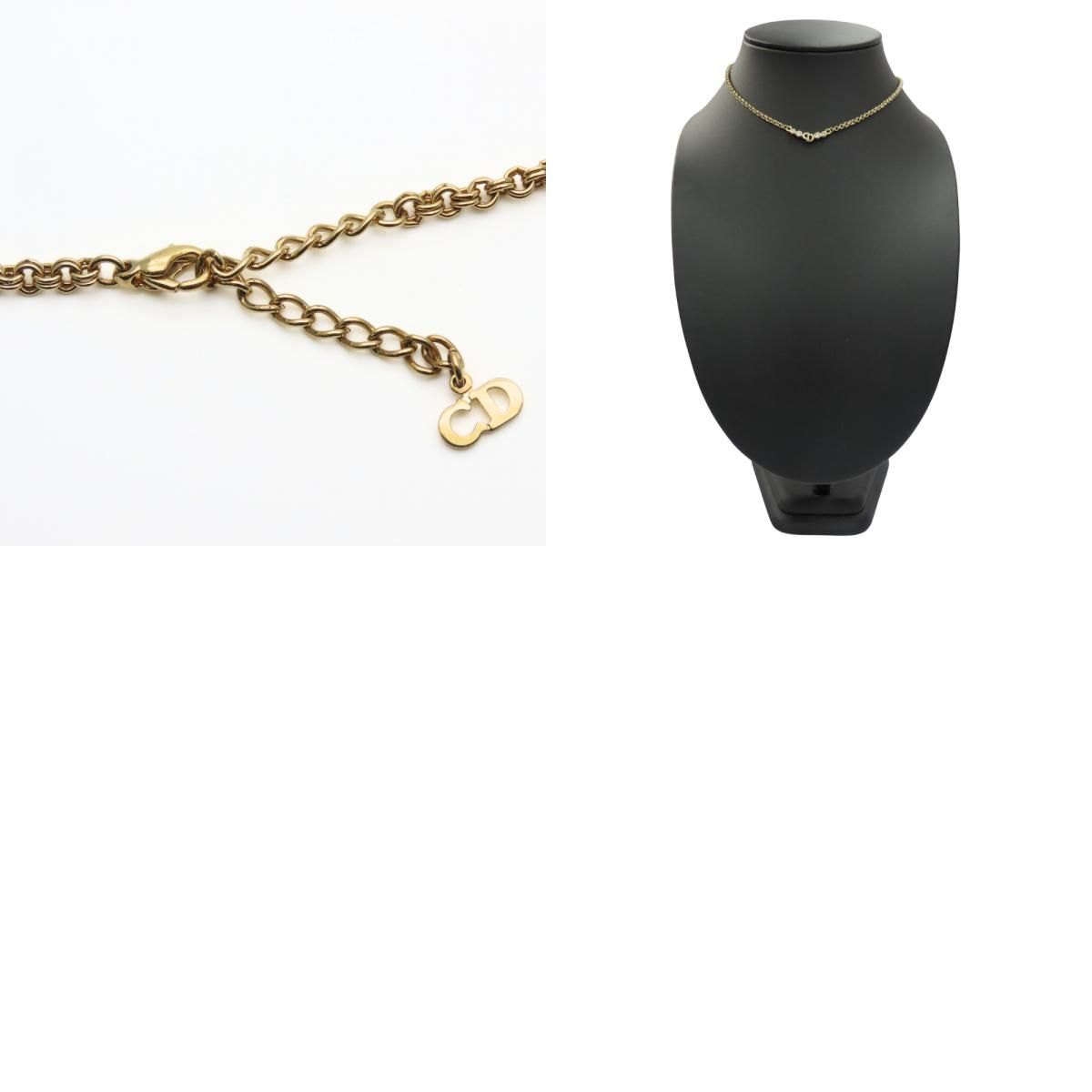 クリスチャンディオール 小売 ネックレス CDロゴ メタル ライン