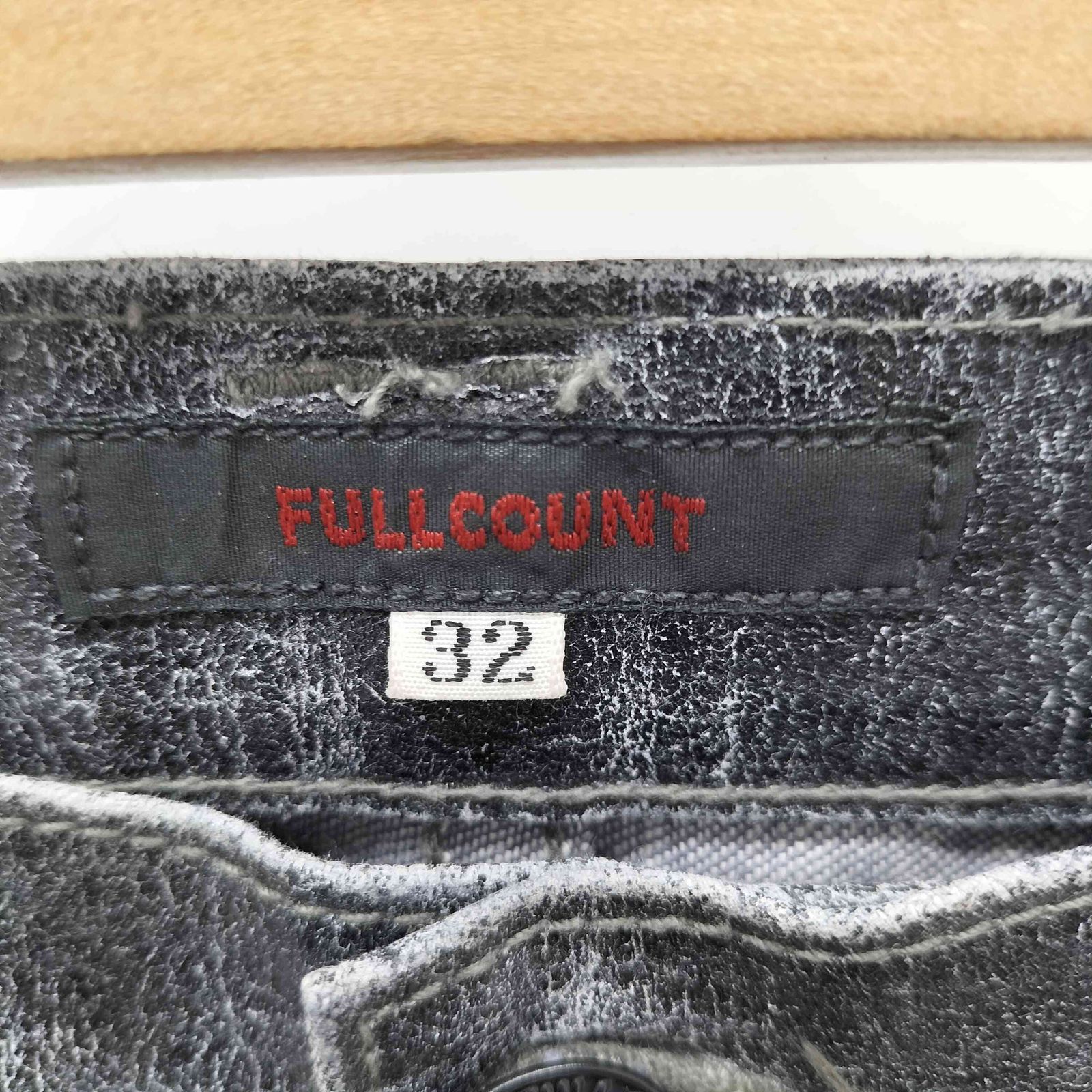 フルカウント FULLCOUNT 00s Coated Denim Jeans エイジング加工 Y2K