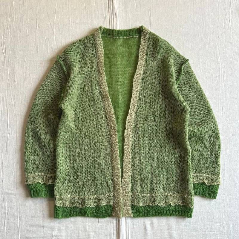 PERVERZE 2 way モヘアカーディガン PERVERZE モヘア 2way Knit Cardigan