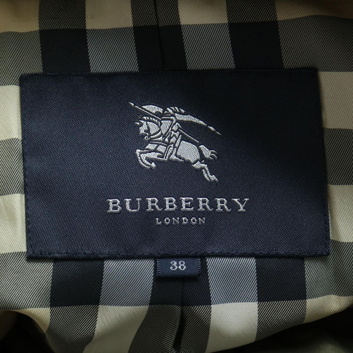 BURBERRY LONDON バーバリーロンドン ダウンコート メガチェック ノバ