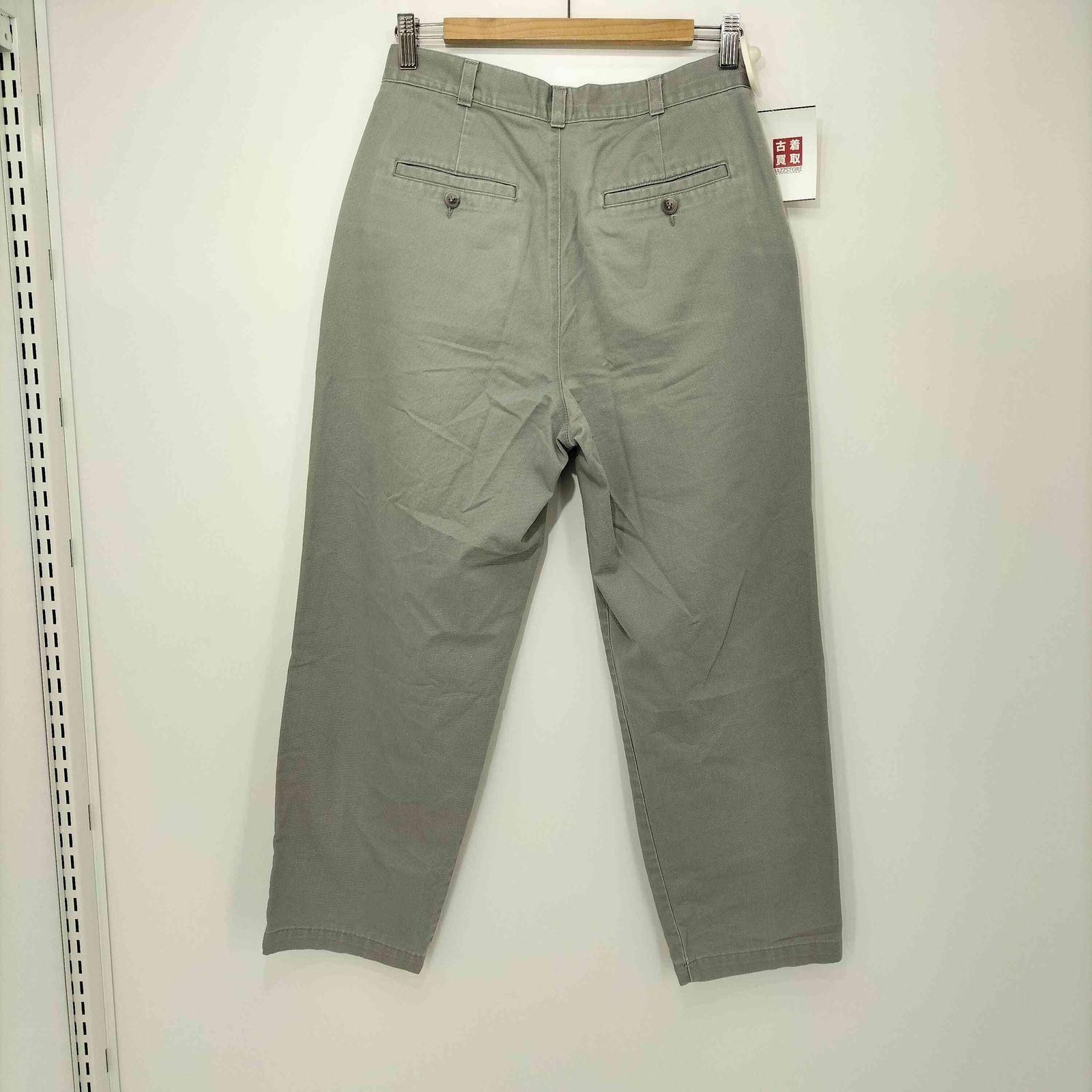 USA製 90s DOCKERS 2タック チノ パンツ W36×L29 カーキ 90's Levi's Dockers 2tuck Chino Pants W36 90年代 リーバイス