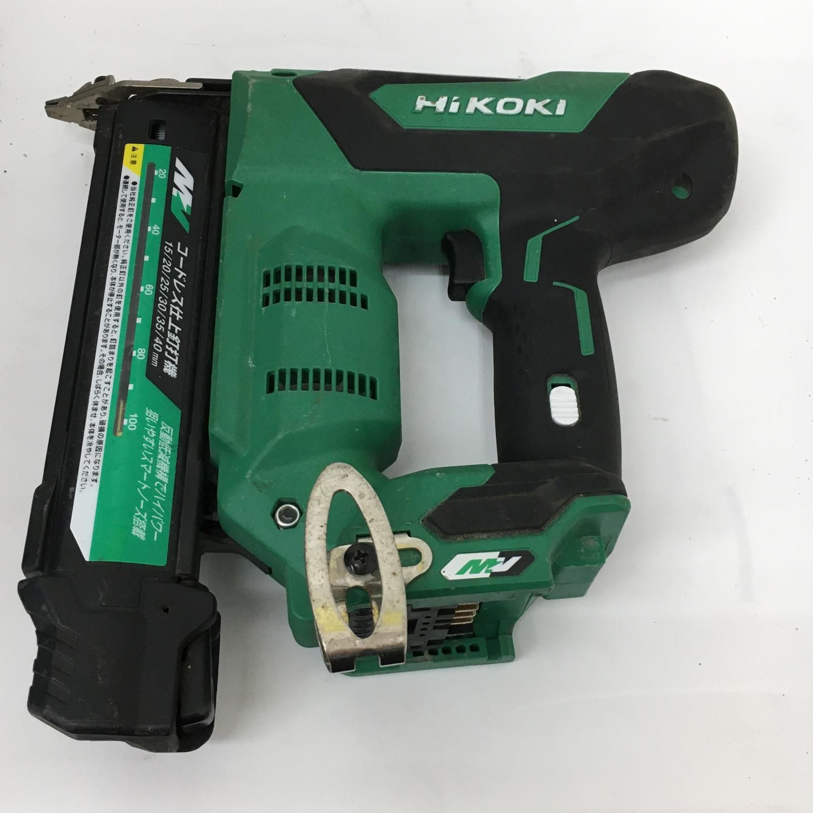 △△HiKOKI ハイコーキ コードレス仕上釘打機 グリーン 36 v 充電器 充電池 ケース付