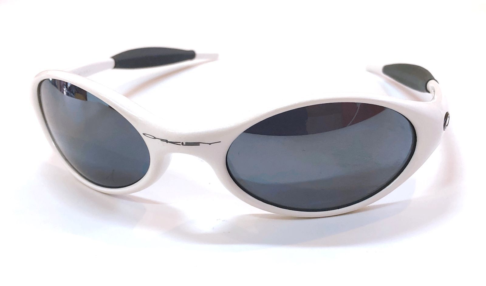 3322】オークリー アイジャケット ホワイト 90's モデル サングラス