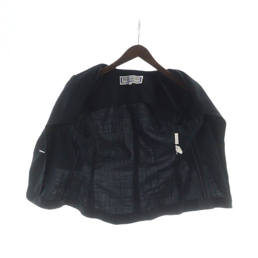 イヴサンローラン YVES SAINT LAURENT ヴィンテージ ノーカラー