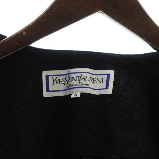 イヴサンローラン YVES SAINT LAURENT ヴィンテージ ノーカラー