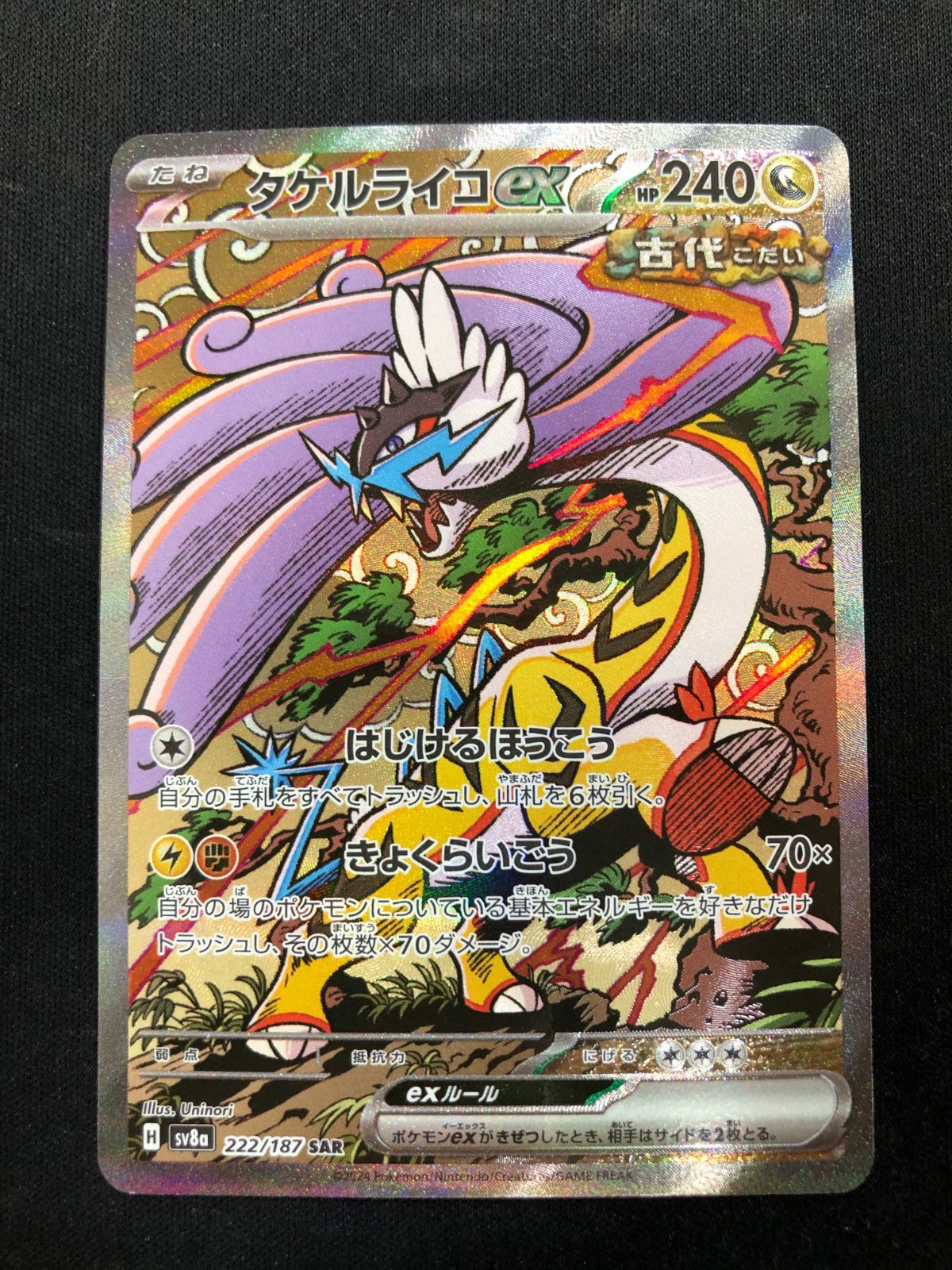 タケルライコex SAR 222/187 #A00620 - メルカリ