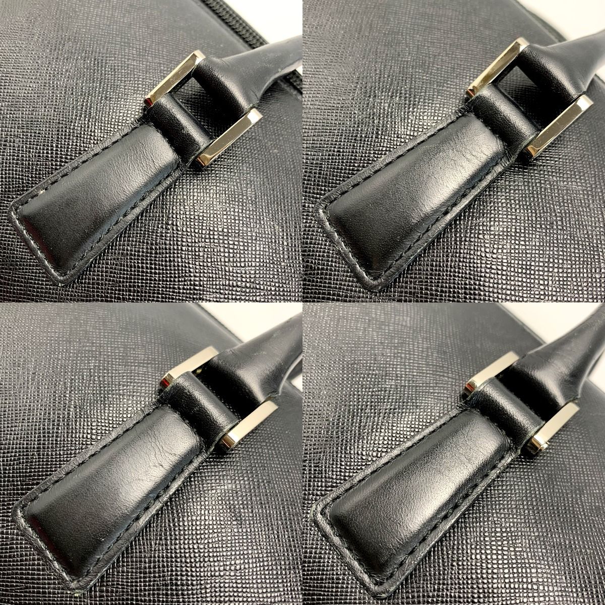 BURBERRY バーバリー レザー ブラック ミニボストンバッグ ドラム型