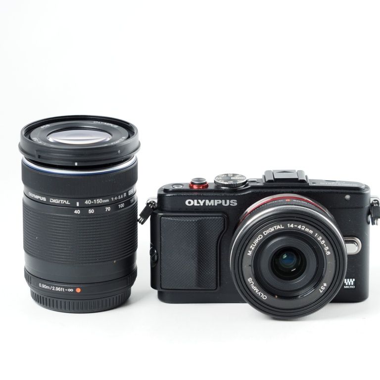 OLYMPUS ミラーレス一眼 PEN Lite E-PL6 EZダブルズームキット