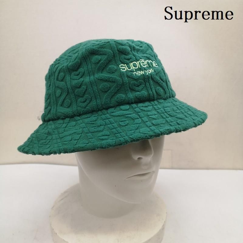 シュプリーム 23 SS Terry Pattern Crusher バケット ハット メンズ ISItems 古着