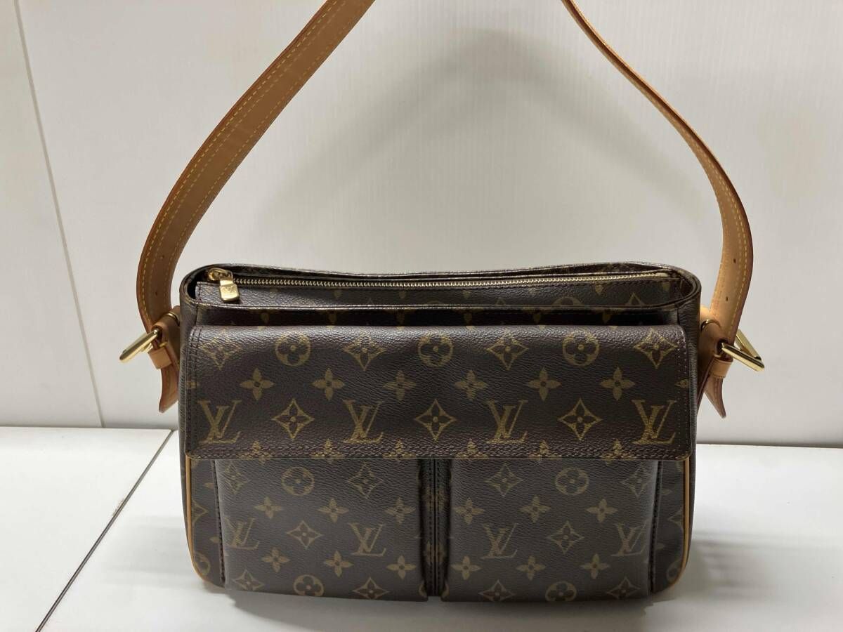 LOUIS VUITTON モノグラム AR 0065 ヴィバシテGM ワンショルダーバッグ