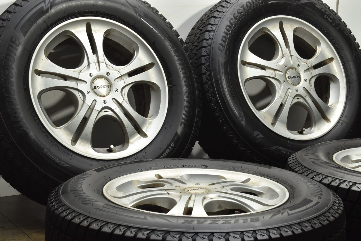 バリ溝 RAVRION 16 in 7 J 38 PCD 100 114 3 ブリザックDM V 215 70 R デリカD 5 アウトランダー エクリプスクロス XV アウトバック