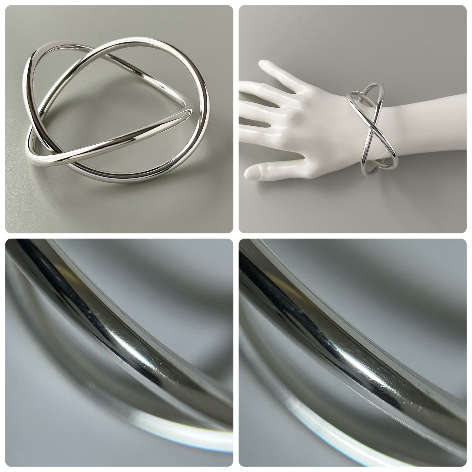 ジョージジェンセン バングル ブレスレット Silver 925 ヴィンテージ