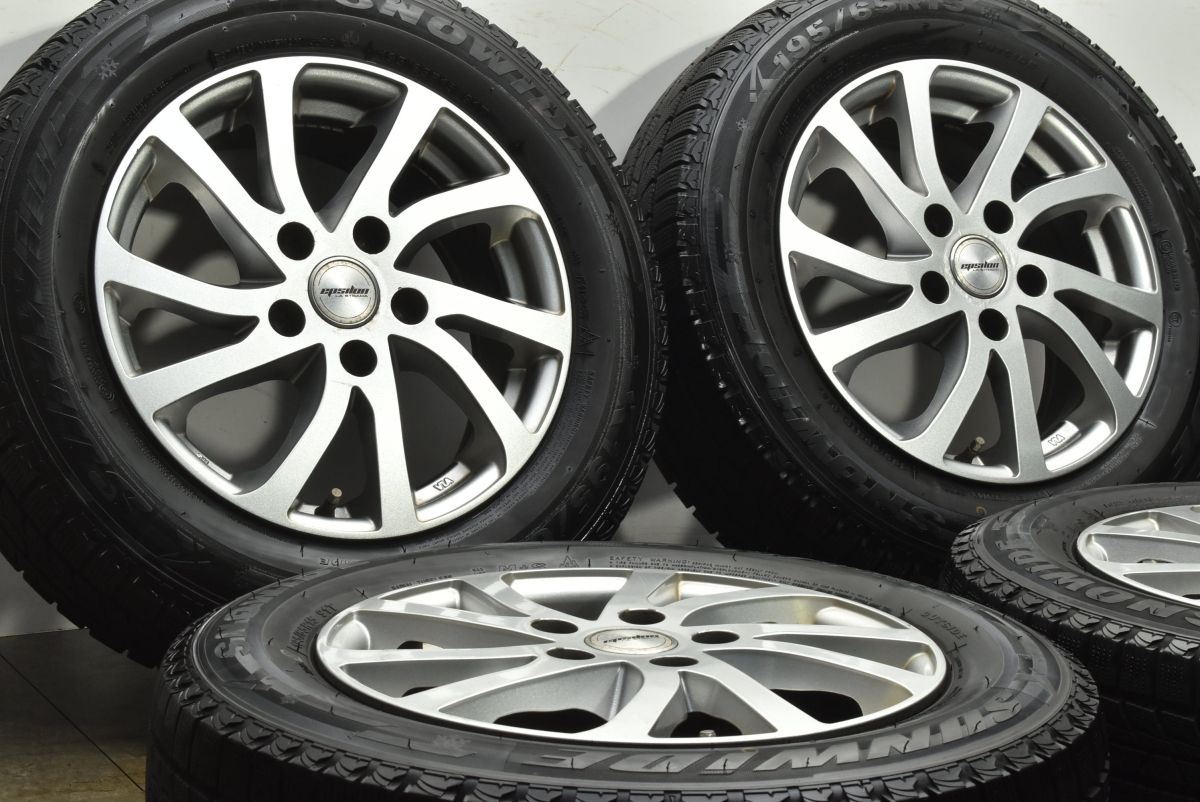 バリ溝 Epsilon 15 in 6 J 36 PCD 114 3 SUNWIDE SNOWIDE 195 65 R C 25 26 27 セレナ ノア ヴォクシー ステップワゴン プレマシー