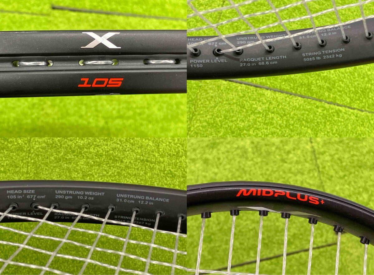  Prince プリンス X 105 硬式テニスラケット グリップサイズ2 ラケット(硬式用) テニス