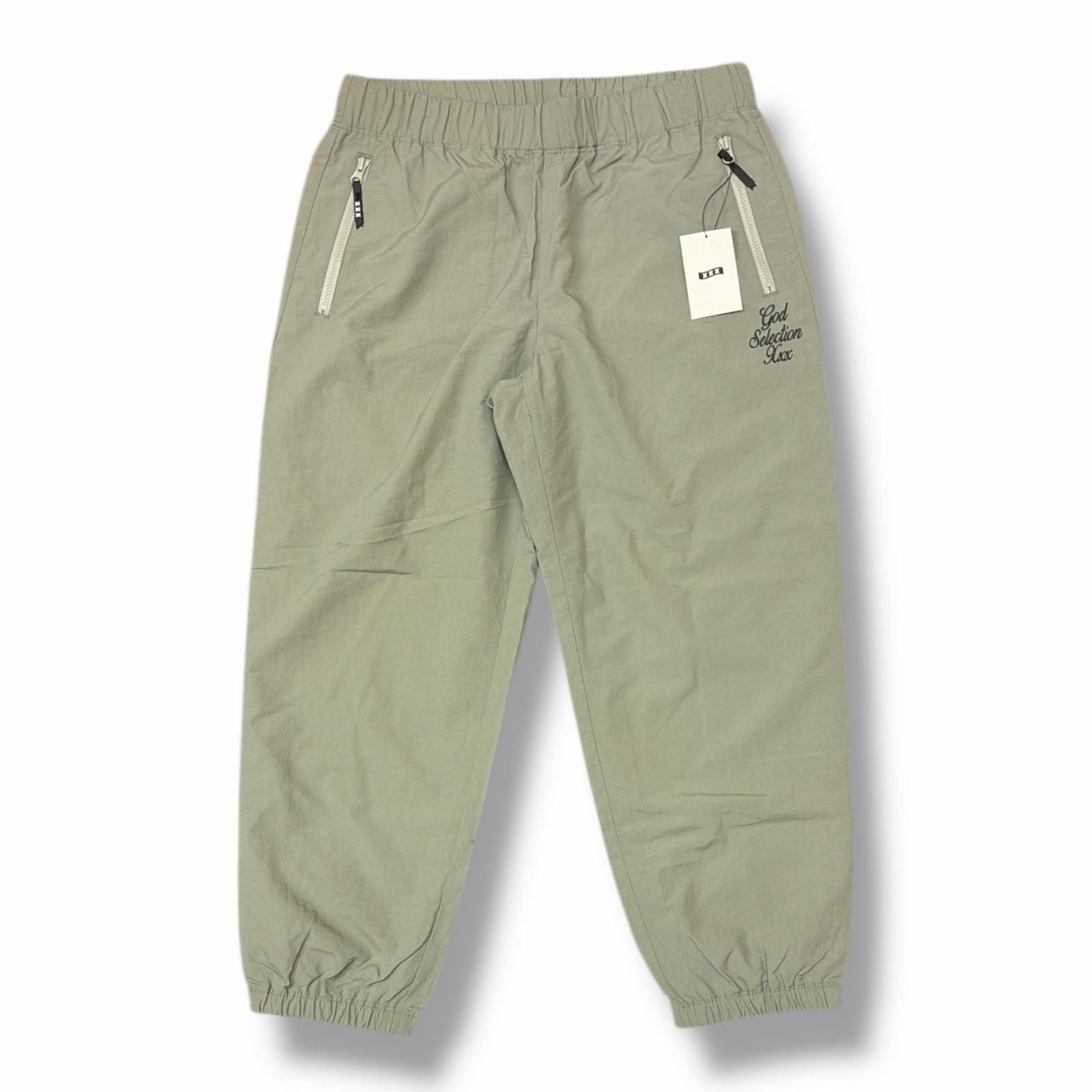 参考上代38 500円 ♥ GOD XXX 25 AW NYLON ナイロンジョッパーズパンツ イージーパンツ ゴッドセレクショントリプルエックス GX-A 26-PT-01 オリーブ L 2985 M