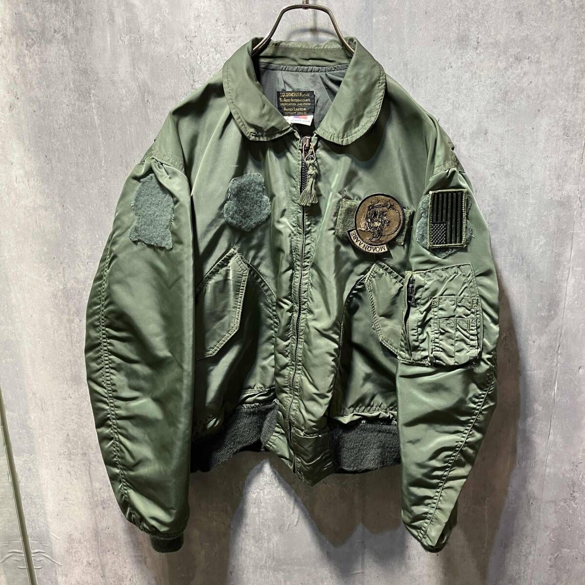 80s military AVIREX CWU-45P フライトジャケット ミリタリー