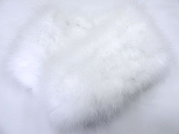 着物美人 み ショール 振袖ショール 振袖ファー 成人式ショール 成人式ファー ファー フェザー 羽毛 成人式 女性 振袖用 ショール白 ファー白 白 両面 マラボー ストール m 367052 s