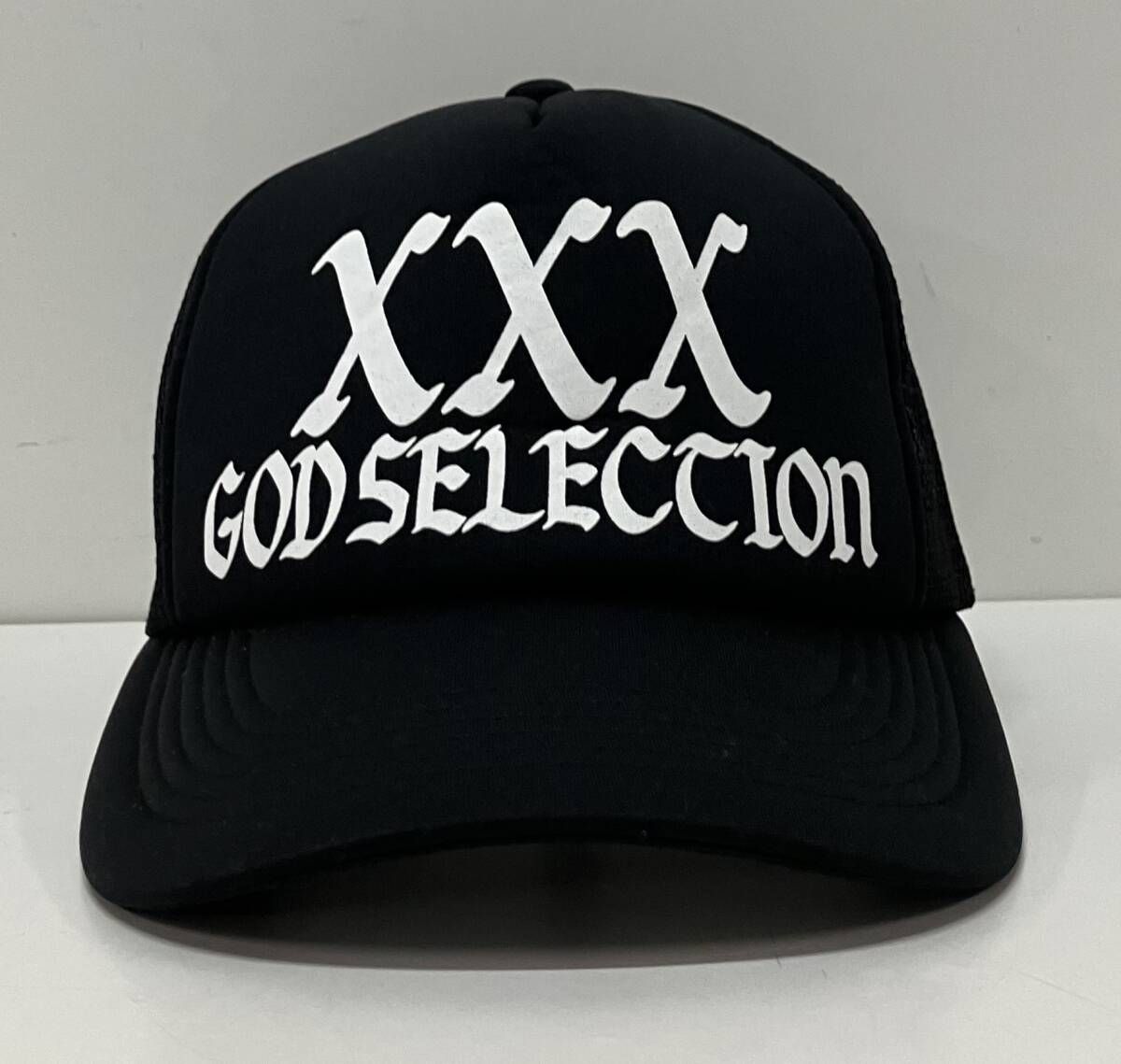 GOD SELECTION XXX ブラック メッシュキャップ フリーサイズ GOD SELECTION XXX ゴッド セレクション トリプルエックス キャップ