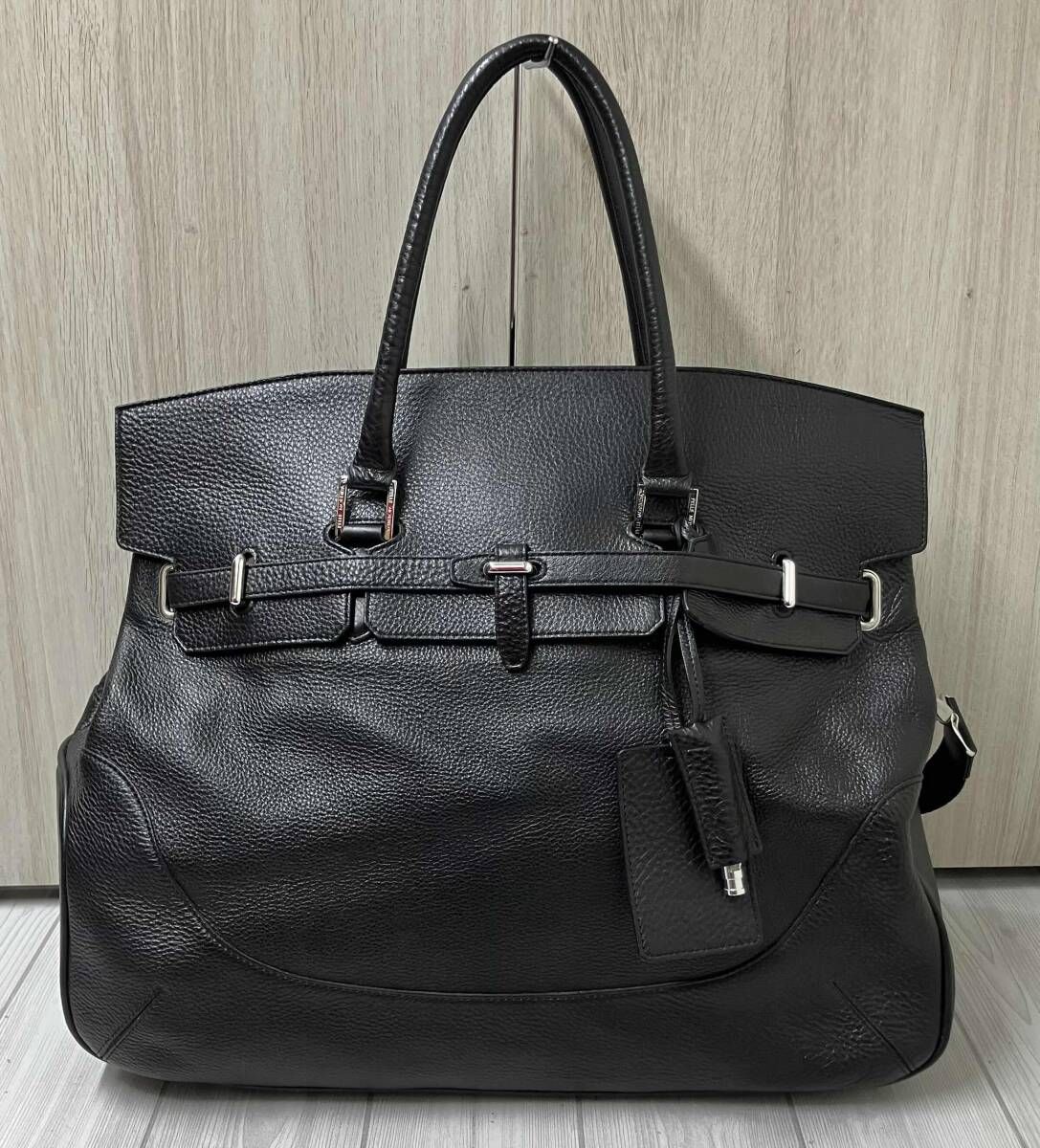 PELLE MORBIDA Maiden Voyage ペッレ モルビダ フラップボストンバッグ Lサイズ ボストンバッグ ショルダーバッグ 2 WAY ブラック