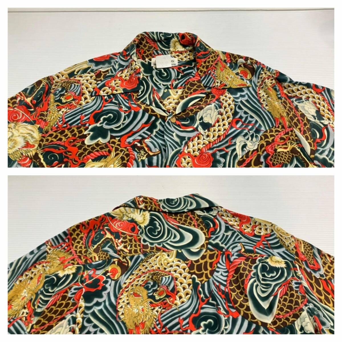 MAKANA LEI / マカナレイ シルク100% 和柄アロハシャツ XL MAKANA LEI / マカナレイ シルク100% 和柄アロハシャツ XL MAKANA LEI