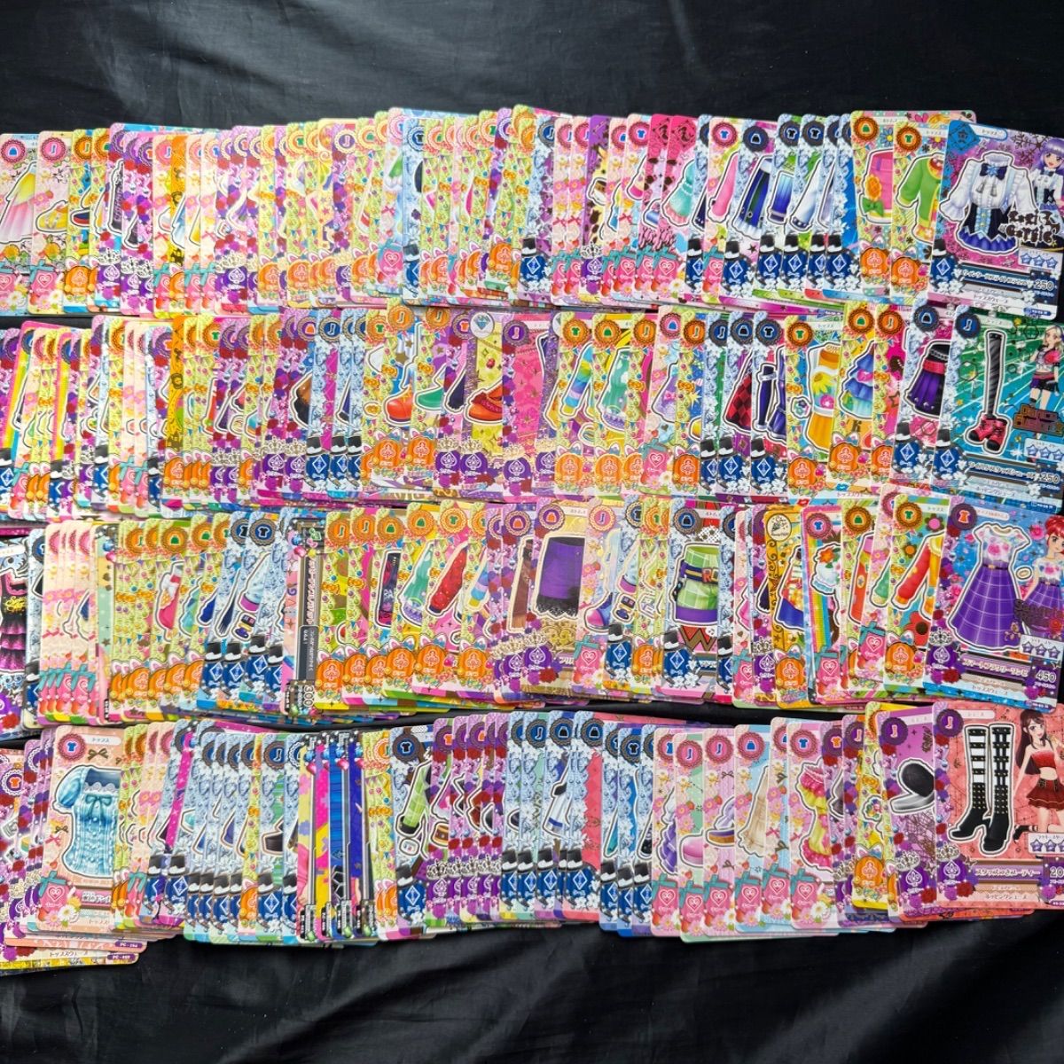 アイカツ カード 星宮いちご 霧矢あおい 紫吹蘭 有栖川おとめ 藤堂